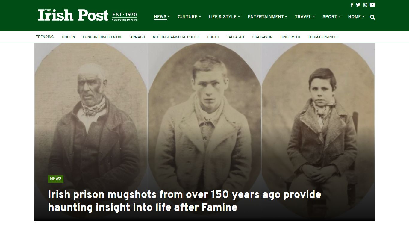 Irish prison mugshots from over 150 years ago provide ... - The Irish Post